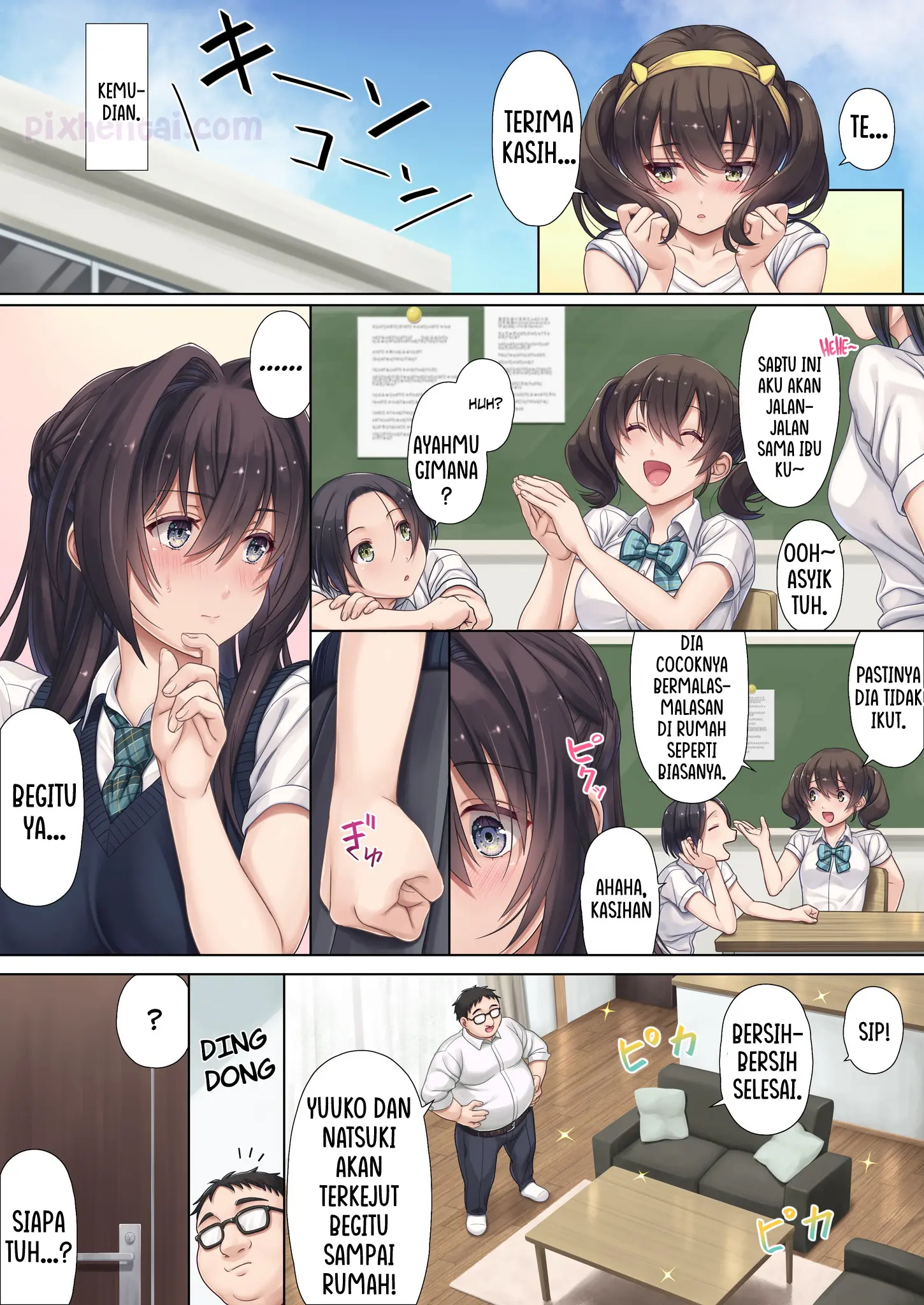 Komik hentai xxx manga sex bokep Musume no Class no Iinchou wa Papa ga Hoshii Rashii 8