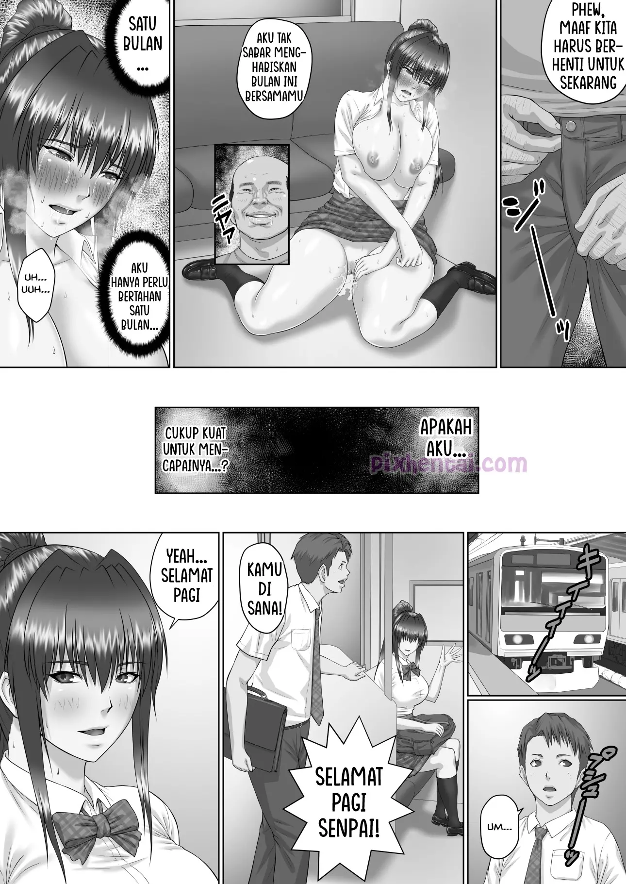 Komik hentai xxx manga sex bokep A Woman Cant Get Away After Being Targeted By This Horny Old Man Senaga Saki Edition Vol 2 30