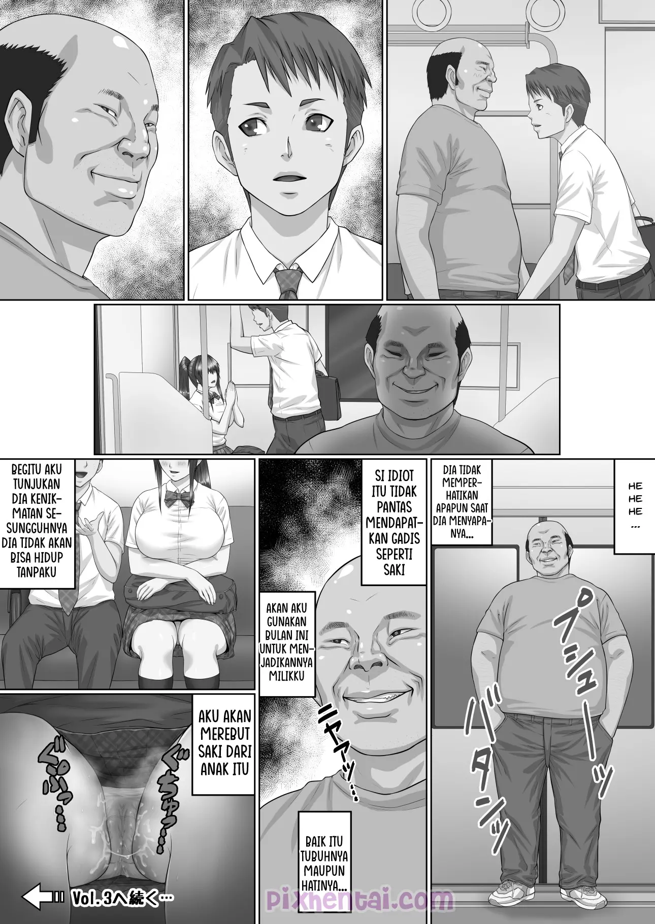 Komik hentai xxx manga sex bokep A Woman Cant Get Away After Being Targeted By This Horny Old Man Senaga Saki Edition Vol 2 31