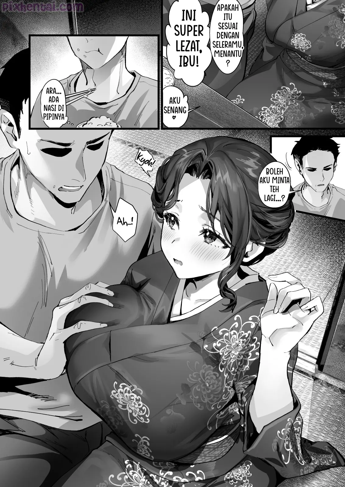 Komik hentai xxx manga sex bokep After Marrying her tanned Daughter I accidentally got my Mother in law Pregnant one Summer Night 24