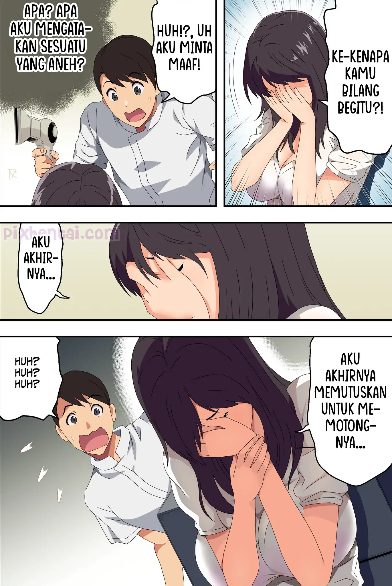 Komik hentai xxx manga sex bokep Barber Shop Fuck Tukang Cukur Rambut Terangsang Body Janda Cantik 15