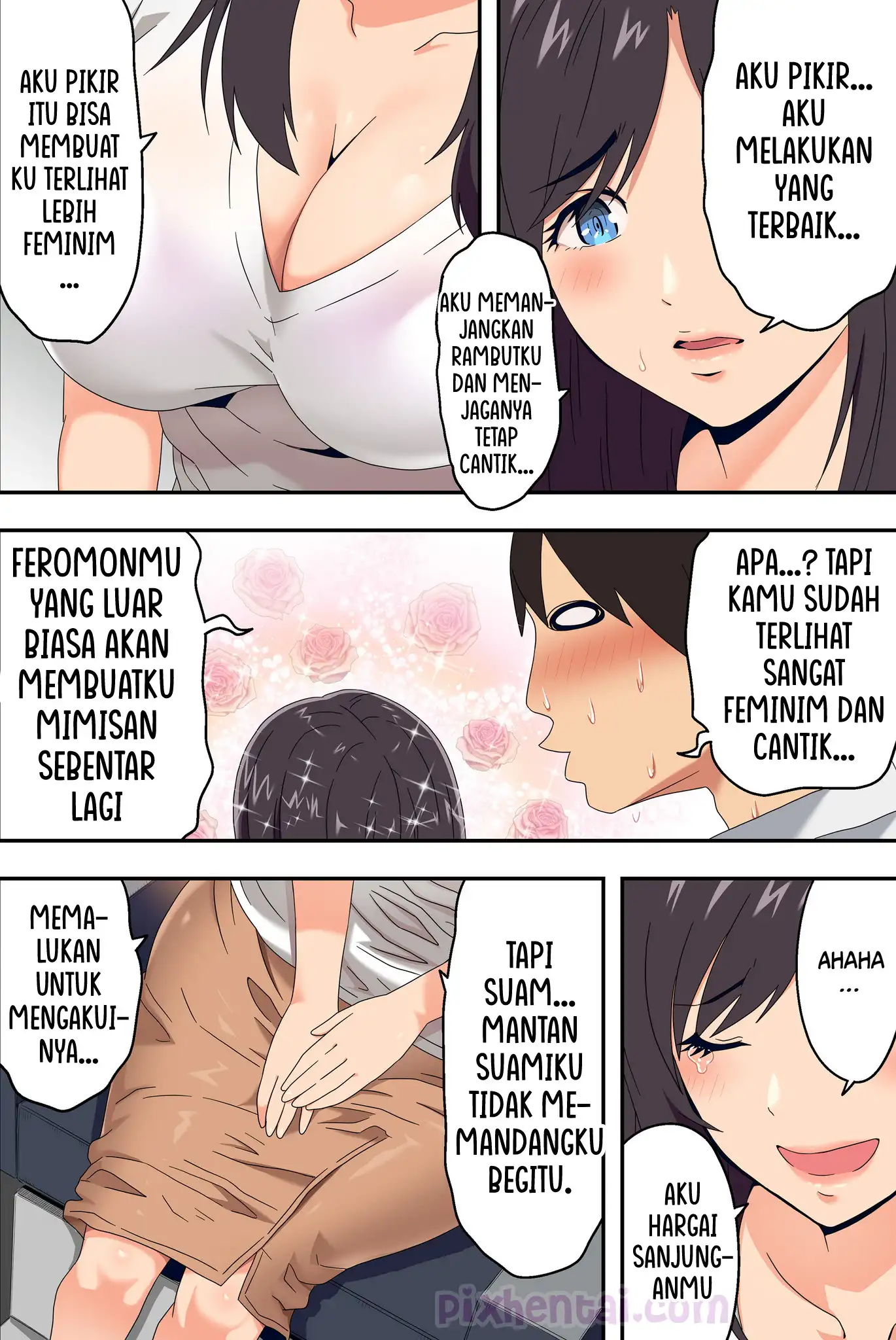 Komik hentai xxx manga sex bokep Barber Shop Fuck Tukang Cukur Rambut Terangsang Body Janda Cantik 17