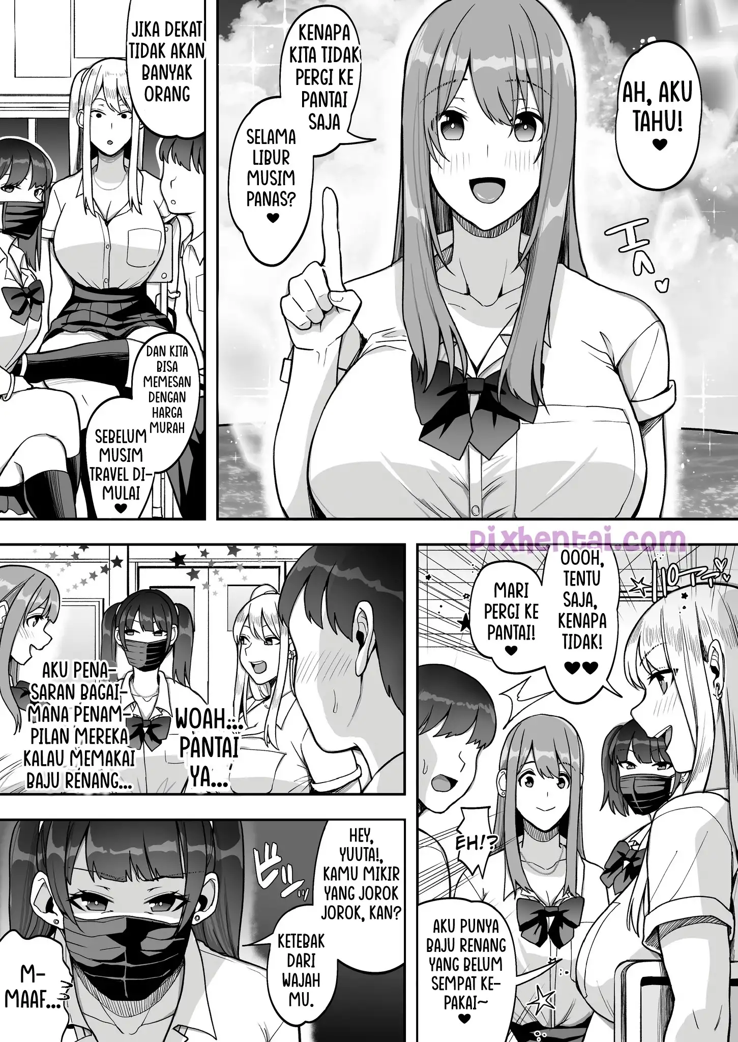 Komik hentai xxx manga sex bokep Game Suki no Gal-tachi to Ore no Heya de Shitai Houdai 2 4