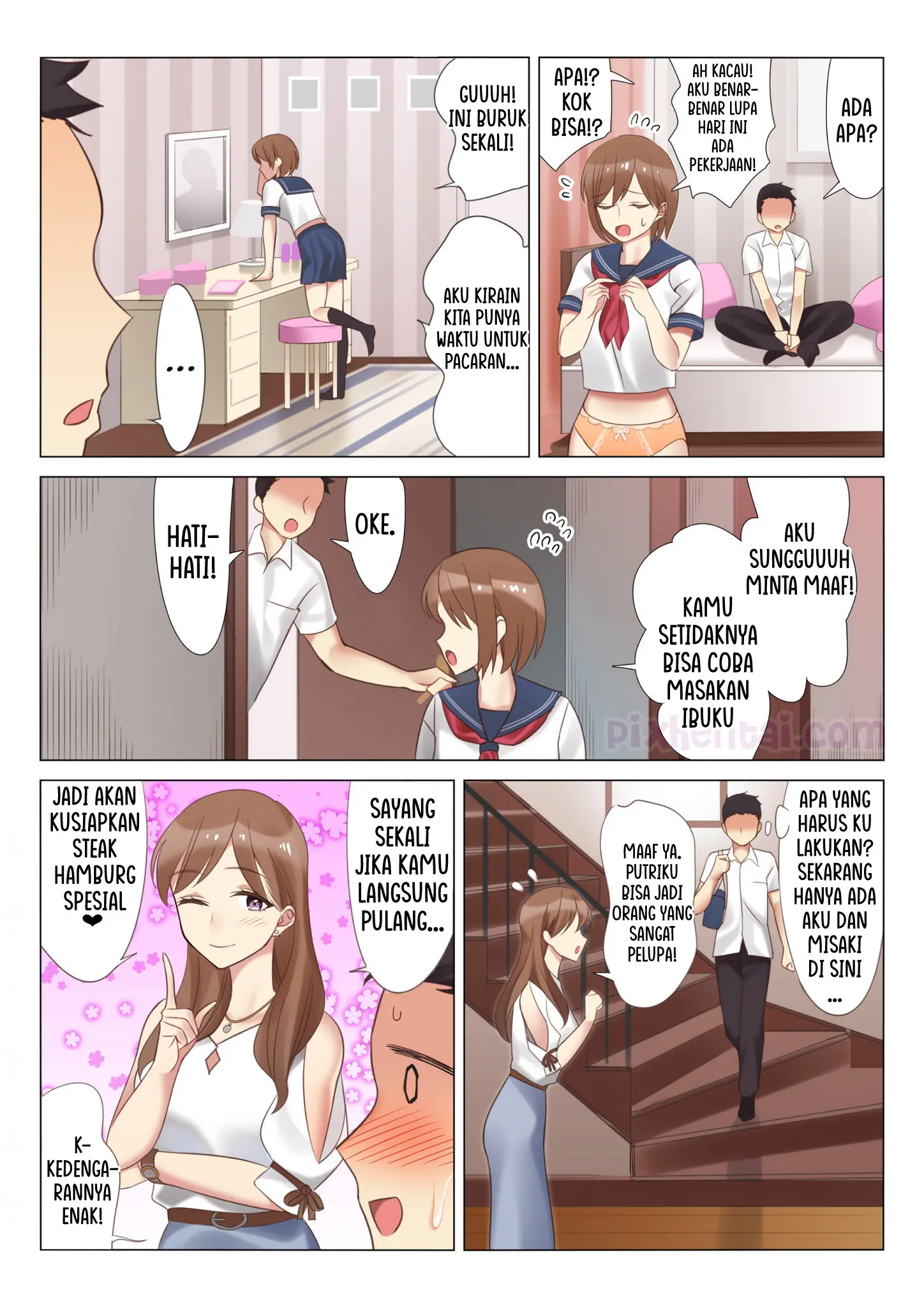 Komik hentai xxx manga sex bokep Getting With My Girlfriends Mom 6