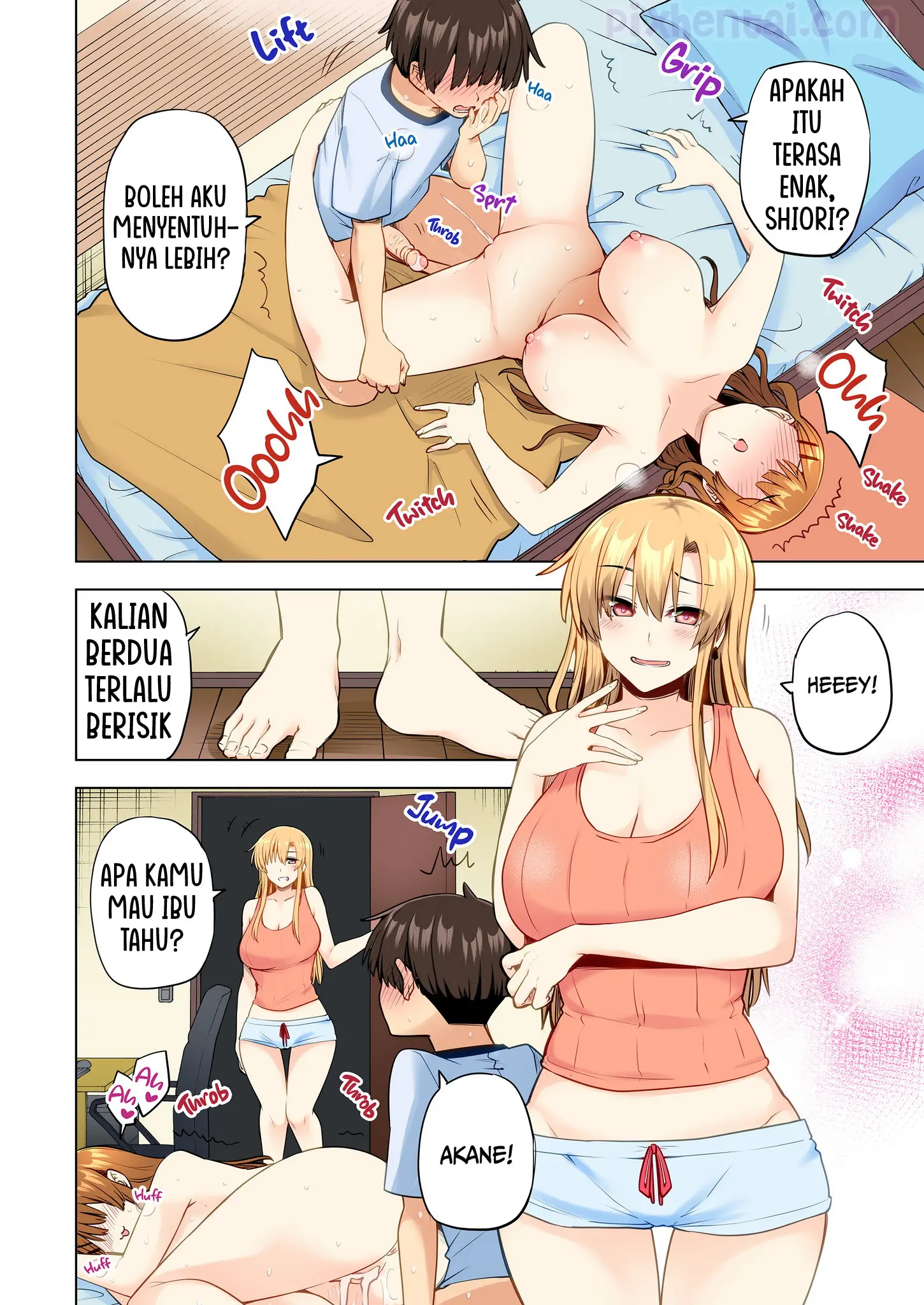 Komik hentai xxx manga sex bokep Growing Up with Gyaru Sisters 47