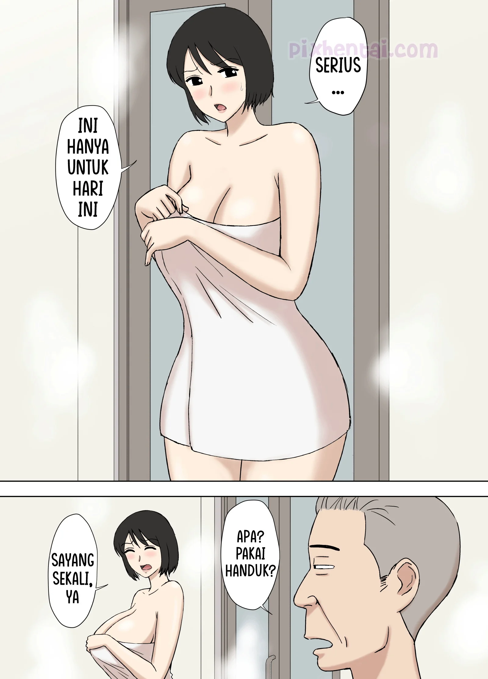 Komik hentai xxx manga sex bokep My Wife Still Bathes With Her Father part 2 5