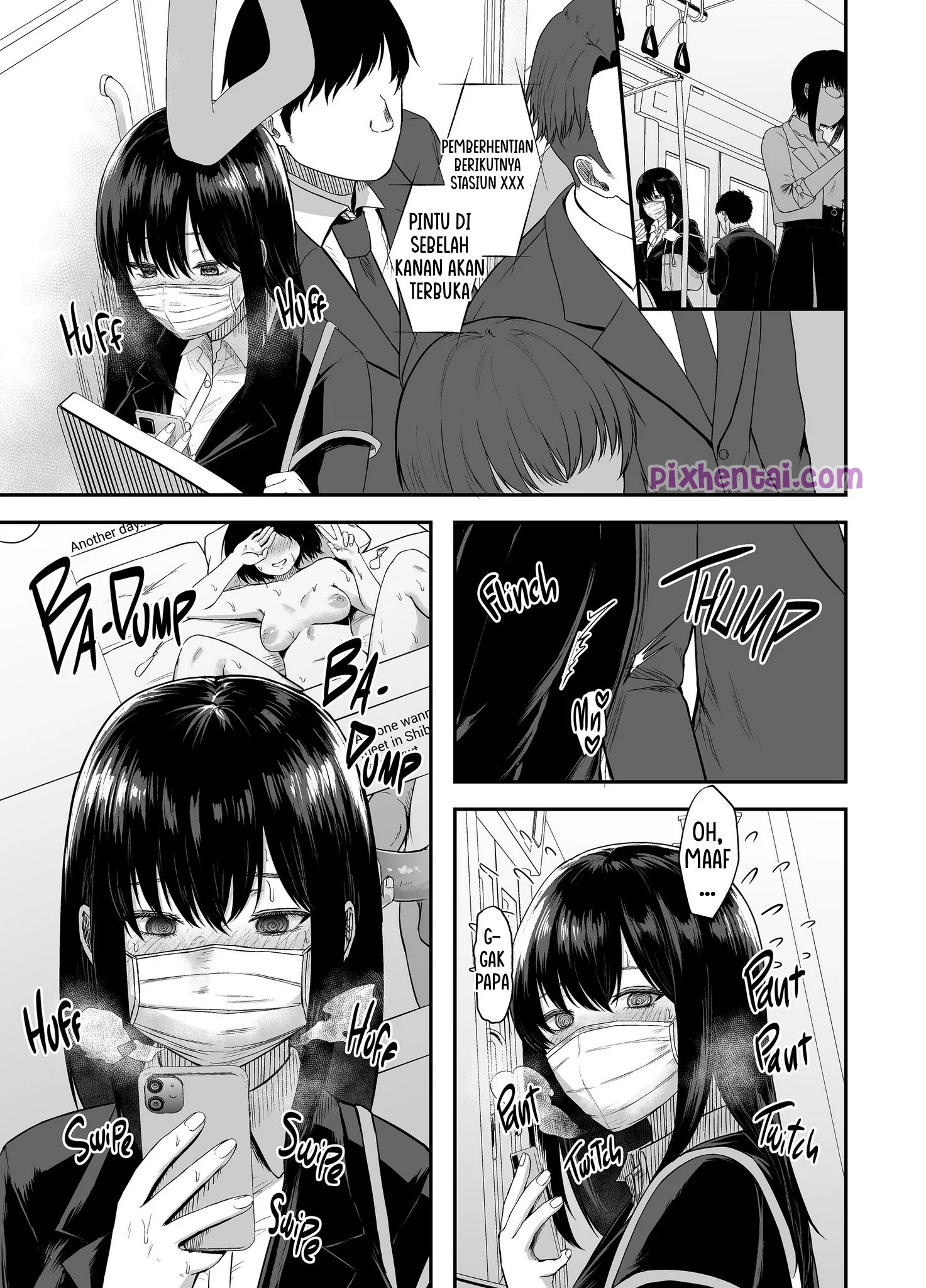 Komik hentai xxx manga sex bokep Muramura Shitanode Tsuukin Chuu ni Omochikaeri Sarete Mita 4