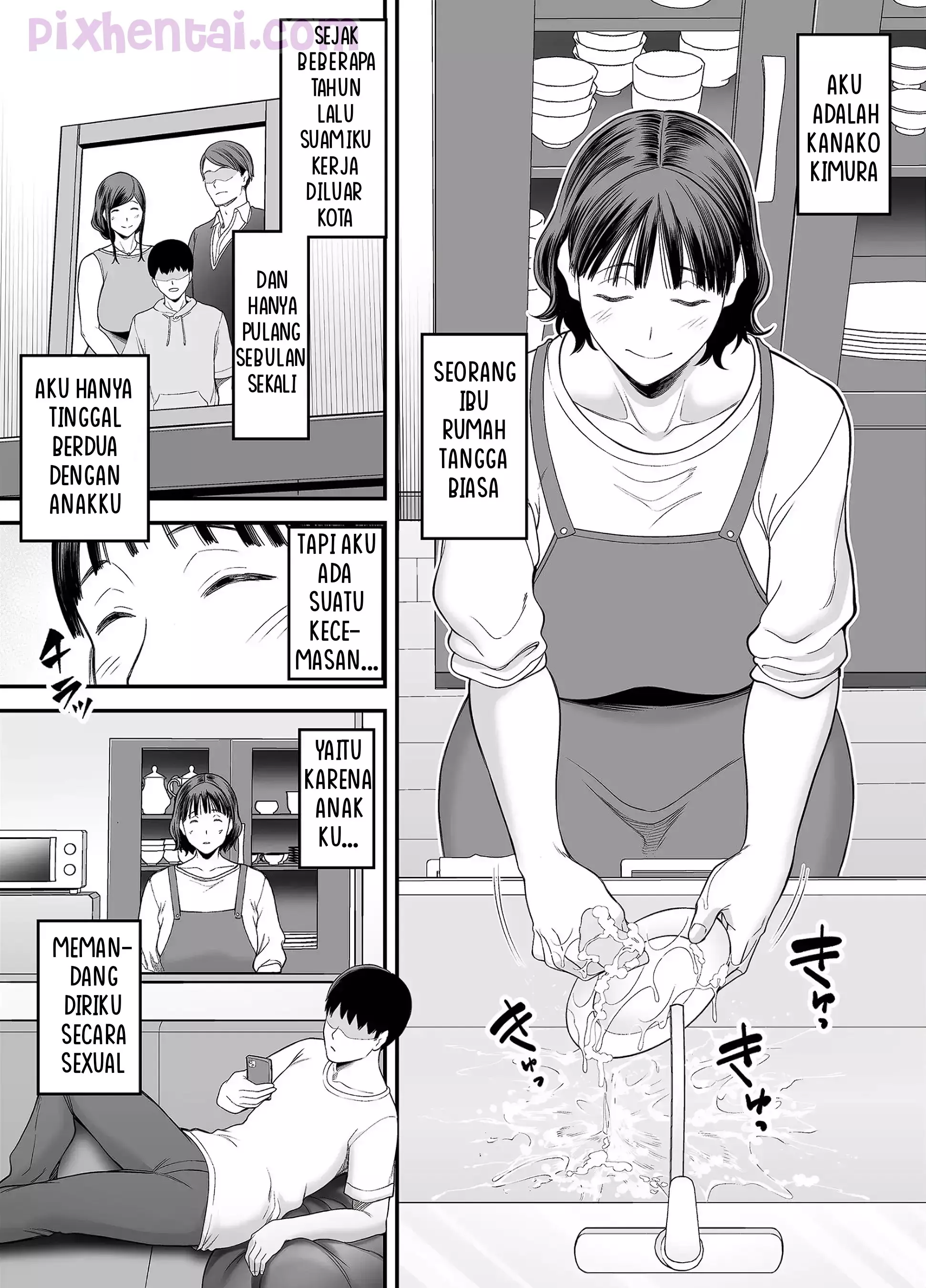 Komik hentai xxx manga sex bokep Okaa san Boku no Koto Sasotterun Daro 2