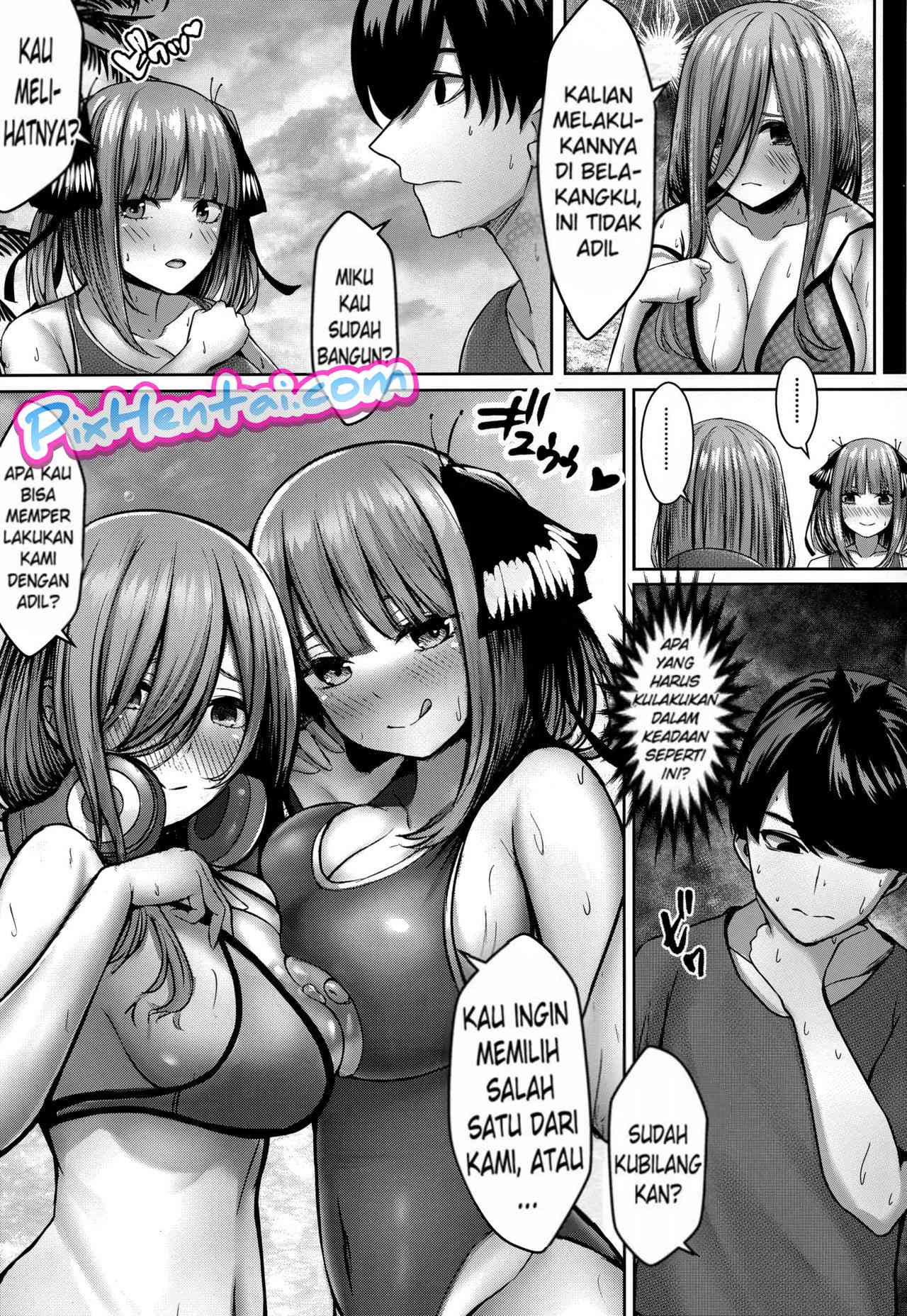Komik hentai xxx manga sex bokep Dua Cewek Kembar Sange di Pantai 16