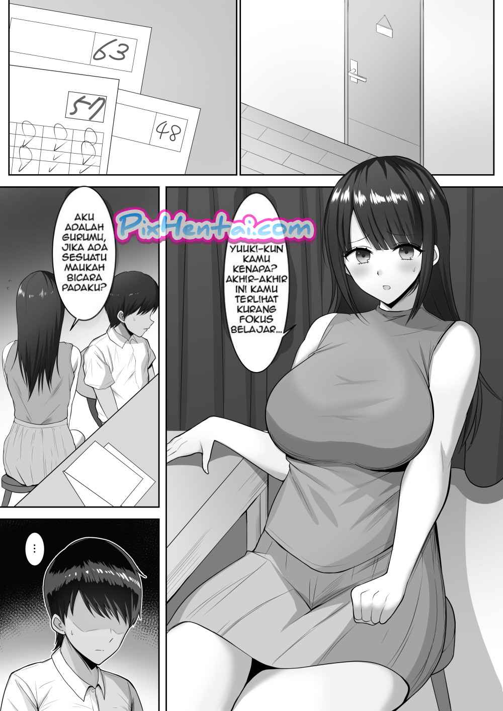 Dada Besar Bu Guru Terlalu Menggoda - Situs Komik Hentai Manga Sex Bokep Xxx