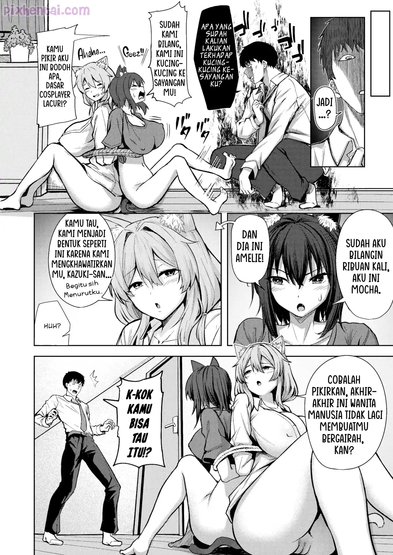 Komik hentai xxx manga sex bokep Ameri to Moka 4