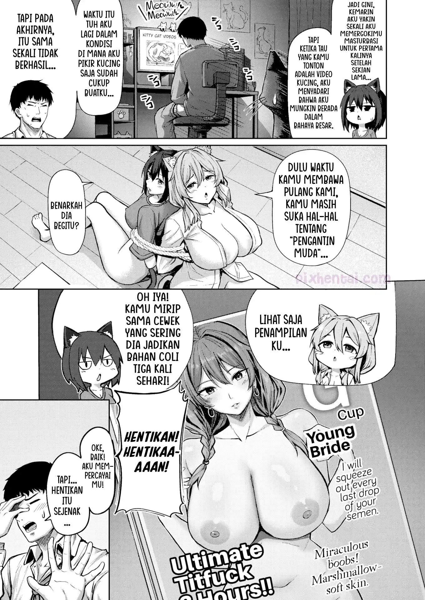 Komik hentai xxx manga sex bokep Ameri to Moka 5