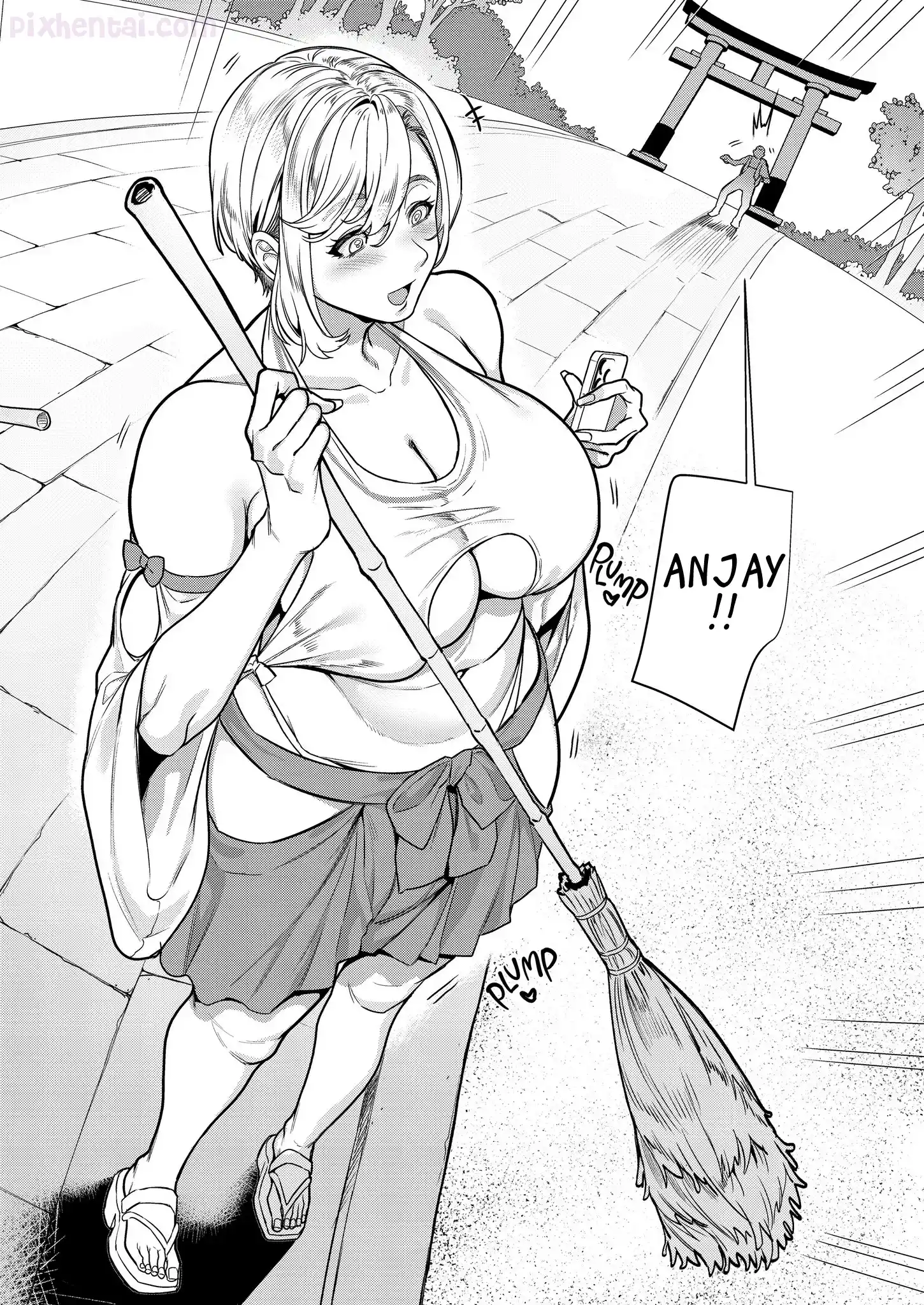 Komik hentai xxx manga sex bokep Gal Miko Jinja no Kodakara Kigan 4