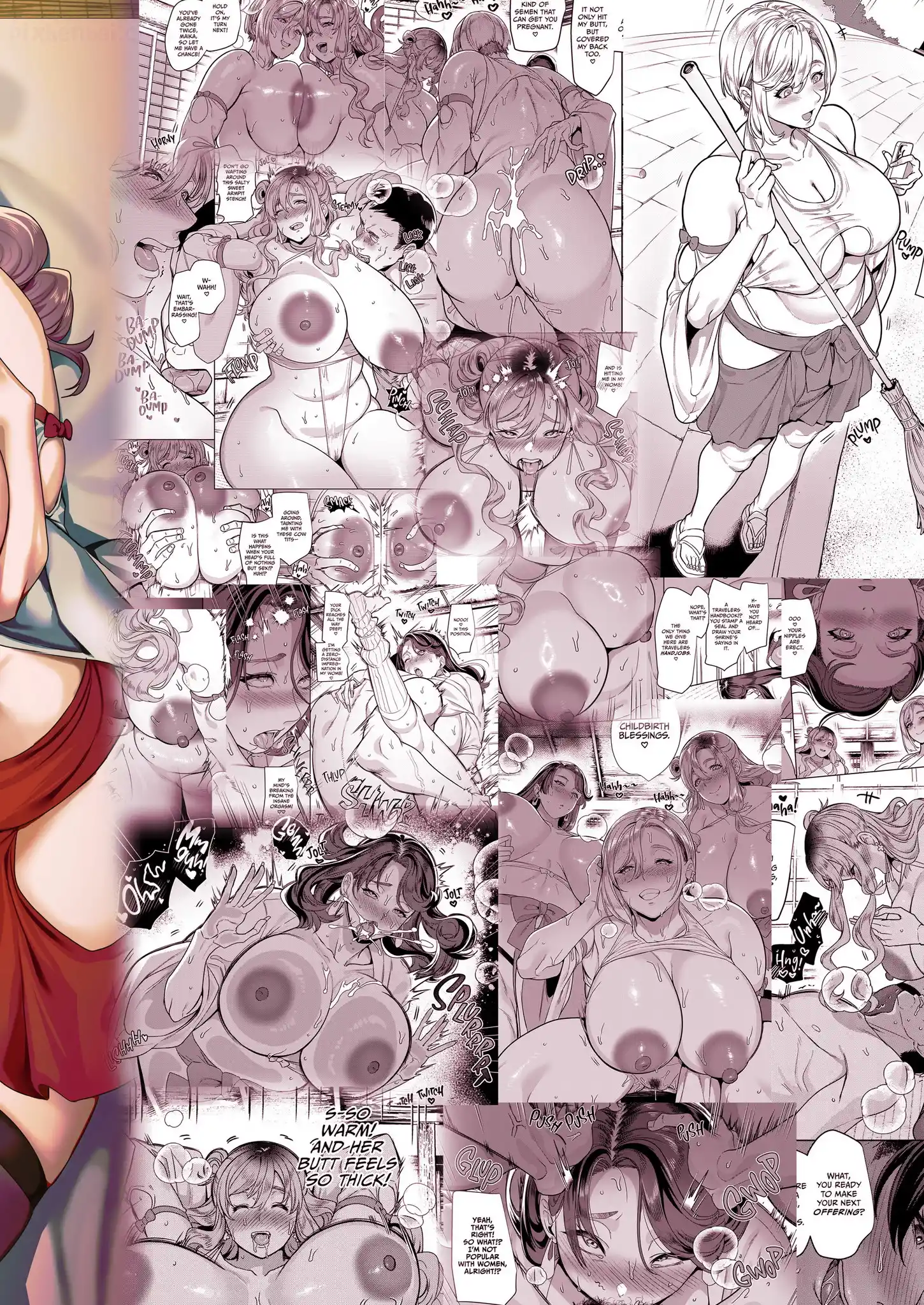 Komik hentai xxx manga sex bokep Gal Miko Jinja no Kodakara Kigan 49