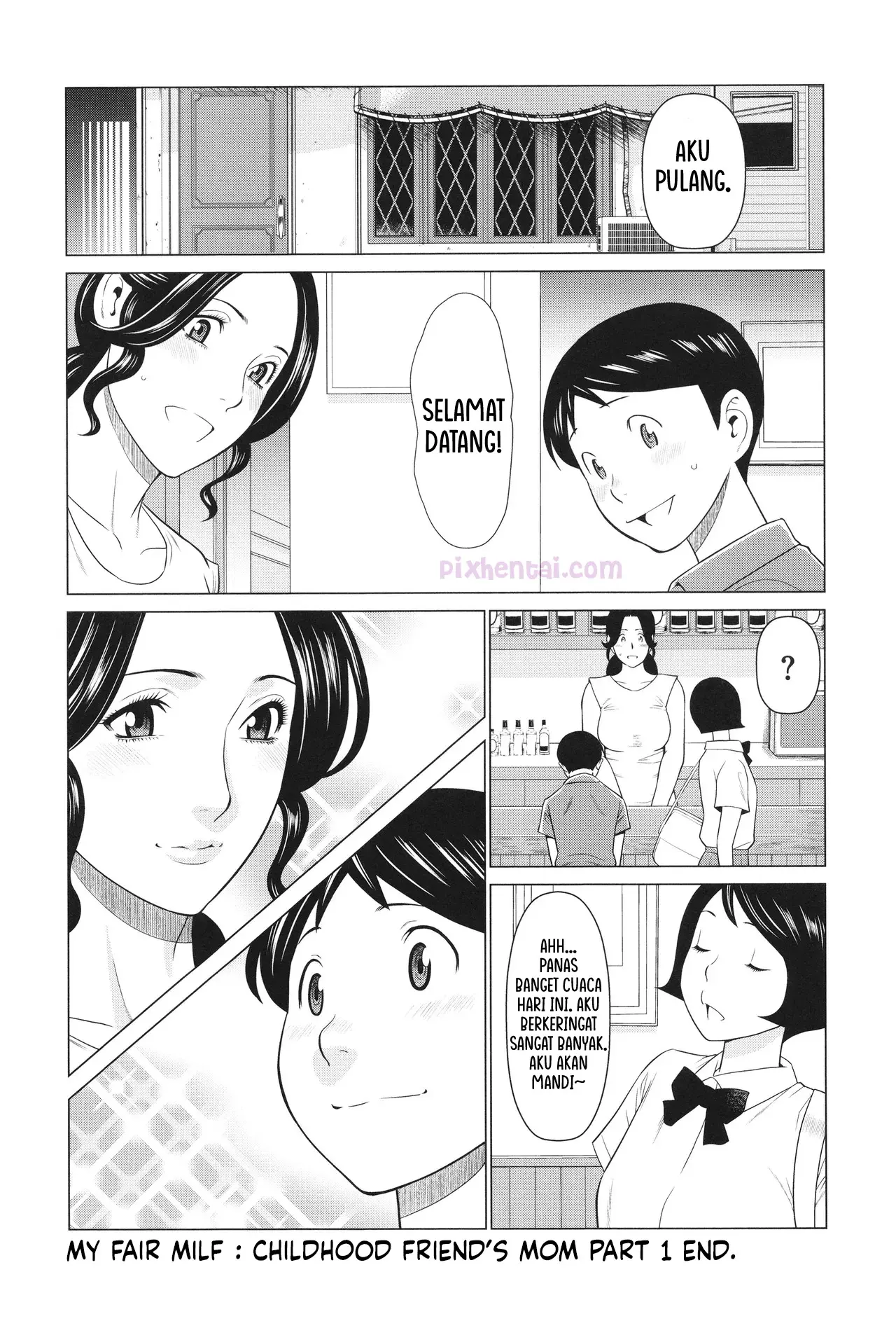 Komik hentai xxx manga sex bokep My Fair Milf My Childhood Friends Mom Is My Sex Friend Ch 1-3 page 19