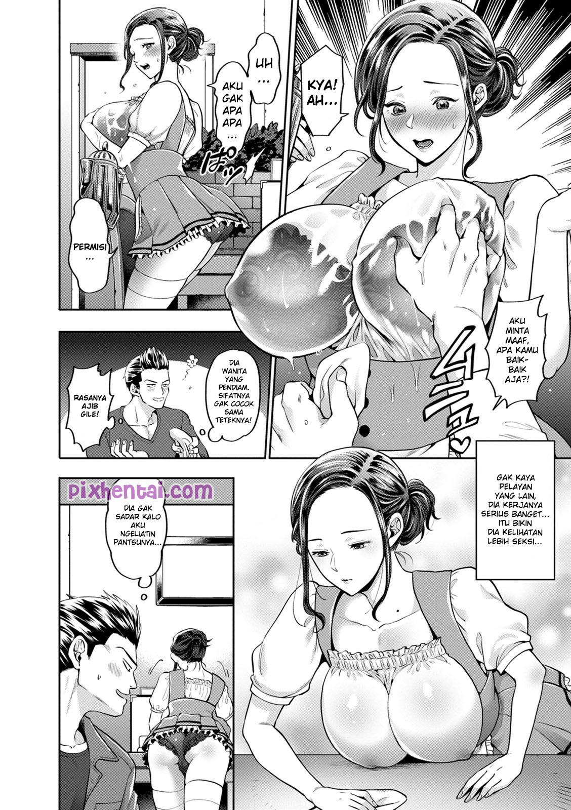 Komik hentai xxx manga sex bokep Kang Colong Istri Orang Wife Waitress 4
